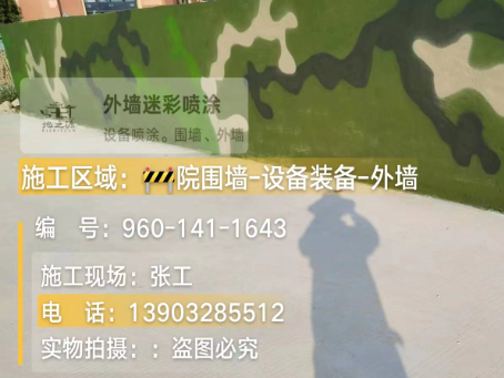 江门 迷彩漆喷涂价格（按平方米计费）